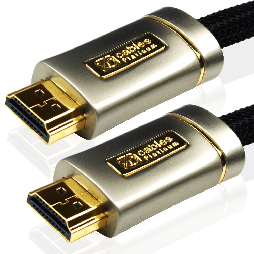 1.5M (1.5 Meter) XO PLATINUM HDMI TO HDMI Cable, New 2.0 High-Speed with ETHERNET 3D 21Gbps, FULL HD 2160p 1080p XBOX, PS4, SKYHD, VIRGIN BOX, DVD, BLU-RAY, UHD, LCD, LED, PLASMA, Dolby TrueHD, HDTV