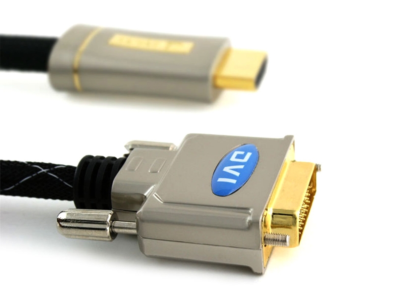 XO Platinum 3m HDMI to DVI HIGH SPEED Cable - 1080p (Full HD) / v1.3 / Video / DVI-D (Dual Link) 24+1 Pins / 24k Gold Plated