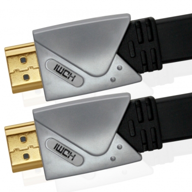 XO Platinum 4m Flat Metal HDMI TO HDMI Cable New Version High-Speed FULL HD 1080p High-Speed for XBOX 360, PS3, SKYHD, VIRGIN BOX, DVD, BLU-RAY, HDTV, LCD, LED, PLASMA